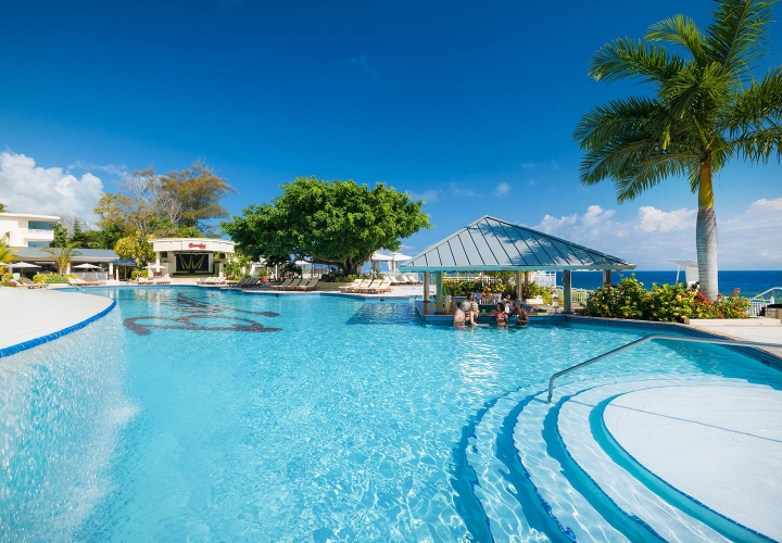 Overwater Bungalows in Montego Bay, Jamaica